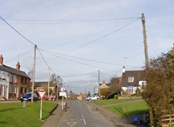 A boy was punched in the face after being blocked by an angry driver along the A43 in Walgrave.