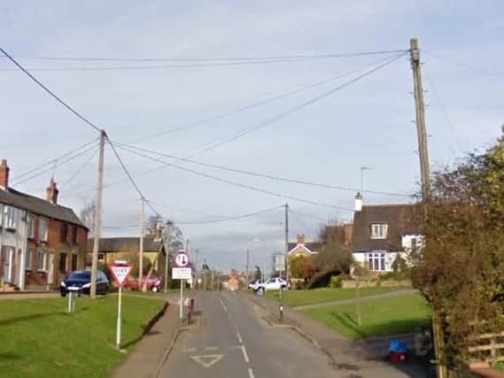 A boy was punched in the face after being blocked by an angry driver along the A43 in Walgrave.