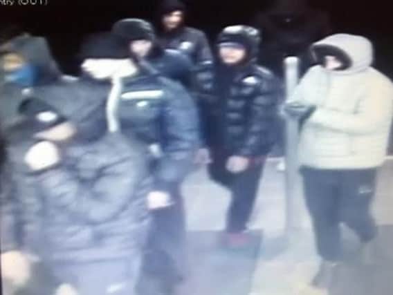 This gang of youths are wanted in connection with a theft from a Northampton outdoors shop.