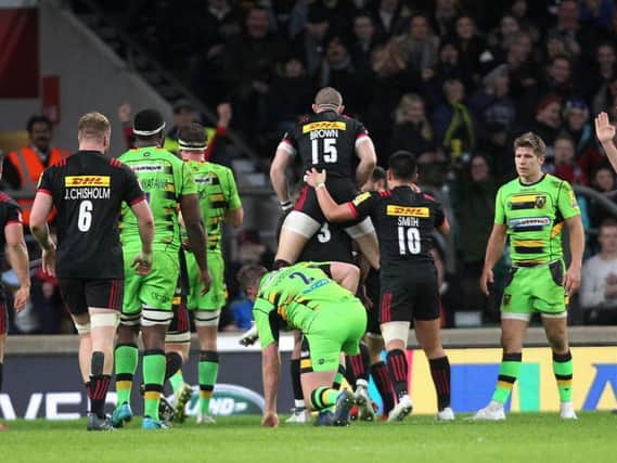 Saints shipped seven tries at Twickenham (pictures: Sharon Lucey)