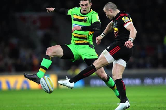 George North made his return from injury but was forced off before the end