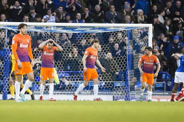 Cobblers had no response once Portsmouth equalised. Pictures: Kirsty Edmonds