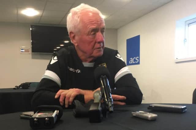 Alan Gaffney met the media for the first time on Tuesday