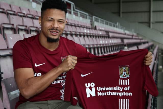 New Cobblers loan signing Hildeberto Pereira (Picture: Pete Norton)