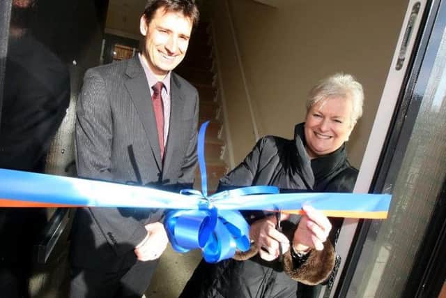 Scenes like this one from 2011 in Kings Heath - with Cllor Sally Beardsworth cutting the ribbon on a new council house - could become the norm again if new Guildhall schemes bear fruit