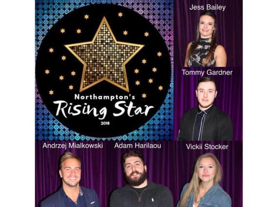 The judges of this year's Northampton's Rising Star.