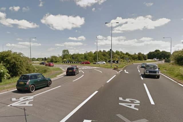 The Old Stratford roundabout