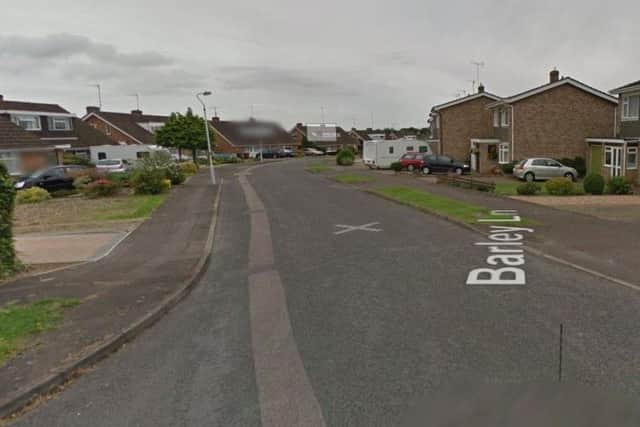 The incident happened in Barley Lane