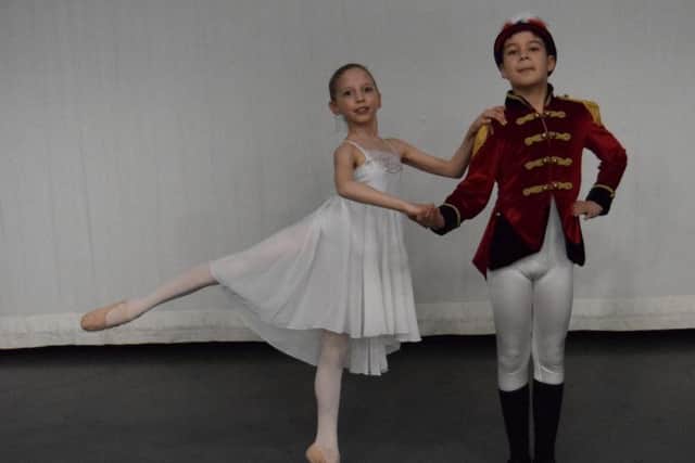 Pictured: Performers, Sophie and Charlie.