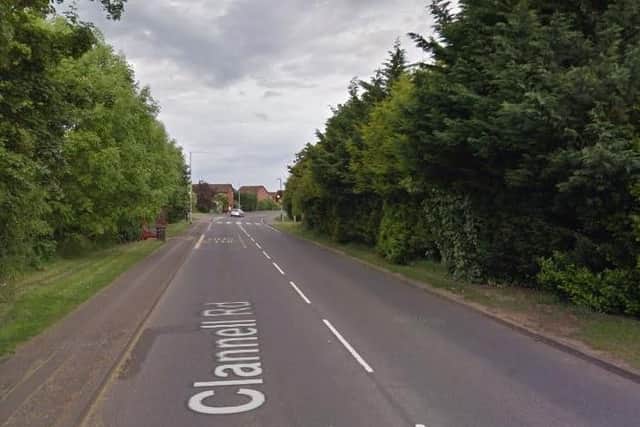 The horse was found on Clannell Road