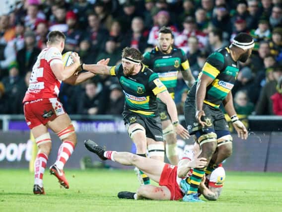Tom Wood helped Saints to secure a vital win against Gloucester last Saturday (picture: Kirsty Edmonds)