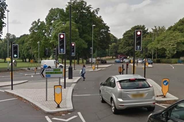 A road traffic incident has reportedly blocked the road at the A5123.