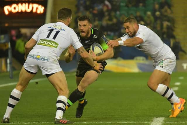 Rob Horne was in action against Clermont