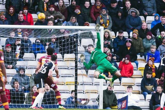 Debutant Richard O'Donnell produces a flying save