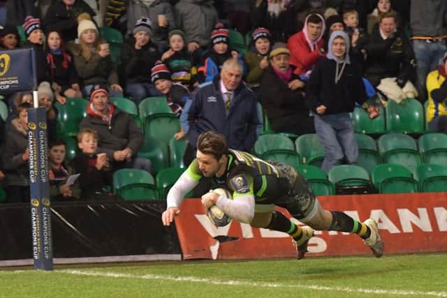 Ben Foden scored a superb try for Saints (picture: Dave Ikin)