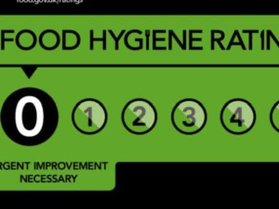 These Northampton businesses ended 2017 with a "zero" for food hygiene.