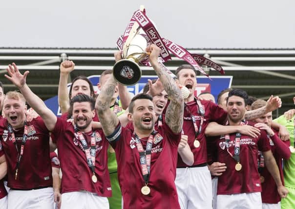 'The pinnacle of my career' - skipper Marc Richards lifted the Sky Bet League Two title in 2016