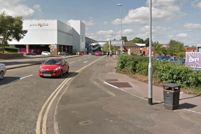 The incident took place at a store in Billing Brook Road.