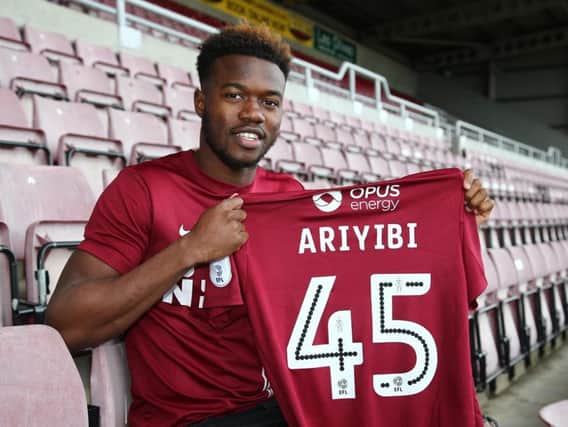 New Cobblers loan signing Gboly Ariyibi (Picture: Pete Norton)