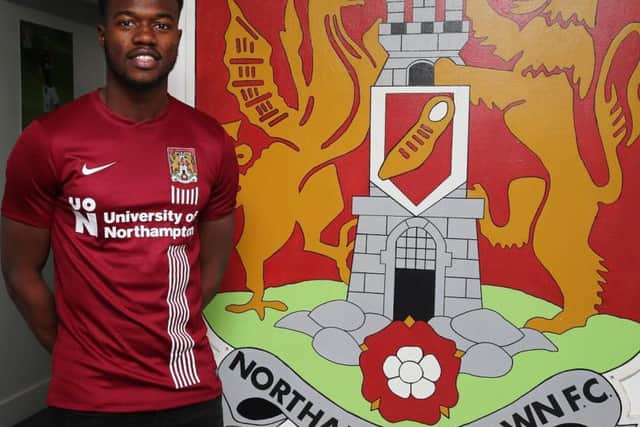 New Cobblers loan signing Gboly Ariyibi (Picture: Pete Norton)