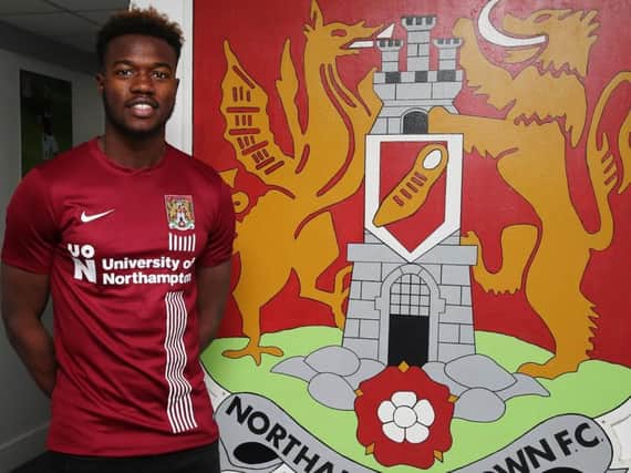 New Cobblers loan signing Gboly Ariyibi (Picture: Pete Norton)