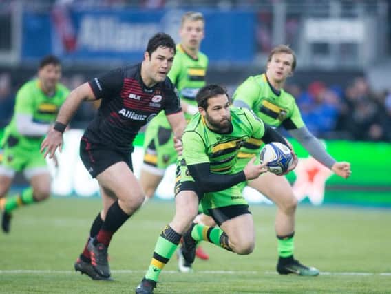 Cobus Reinach scored Saints' first try (pictures: Kirsty Edmonds)
