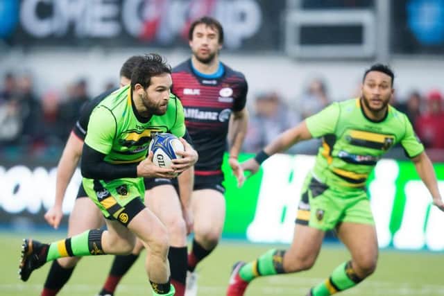 Cobus Reinach scored for Saints at Allianz Park (pictures: Kirsty Edmonds)