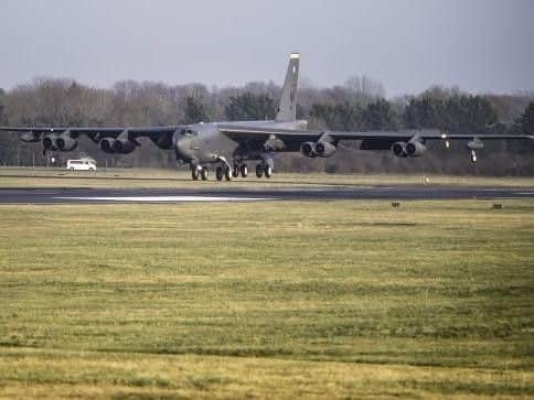 US Air Force B-52H Stratofortress aircraft at RAF Fairford. (Picture: USAF/Staff Sgt Trevor T McBride)