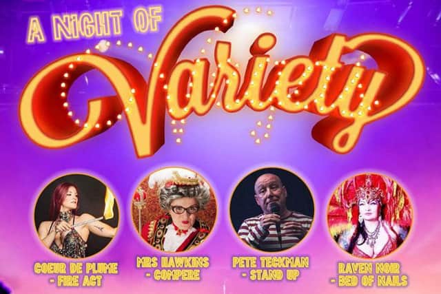 Northampton's first "A Night of Variety" event will be held this Sunday.