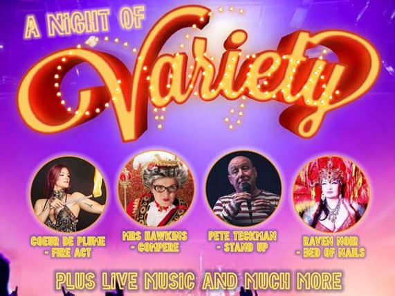 Northampton's first "A Night of Variety" event will be held this Sunday.