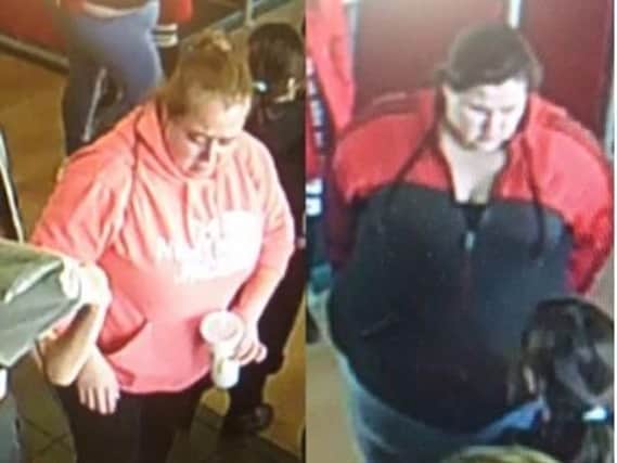 Anyone who recognises the women in the images should call Northamptonshire Police on 101 or Crimestoppers anonymously on 0800555111.
