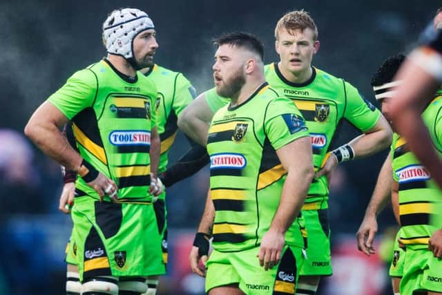 Michael Paterson (left) was part of the Saints side that lost to Saracens last Saturday (picture: Kirsty Edmonds)