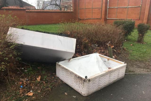 Scenes similar to this, mattresses dumped in Wellington Street, have blighted Northampton