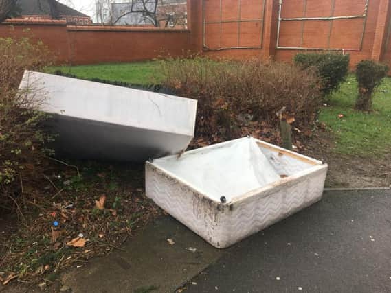 Scenes similar to this, mattresses dumped in Wellington Street, have blighted Northampton