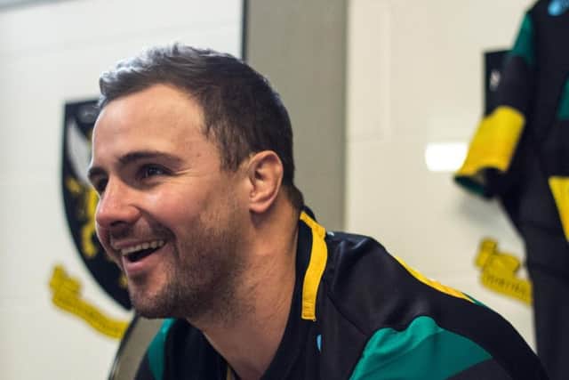 Heinrich Brssow was unveiled by Saints on Monday (picture: Roberto Payne/Northampton Saints)