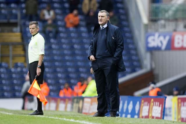 HARD DONE BY: Tony Mowbray was adament Blackburn deserved to win Saturday's game against the Cobblers. Picture by Sharon Lucey