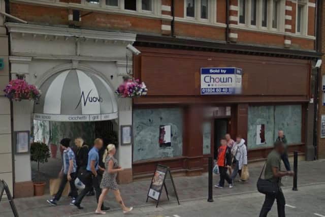 The empty premises in Abington Street could be used to make six new apartments.