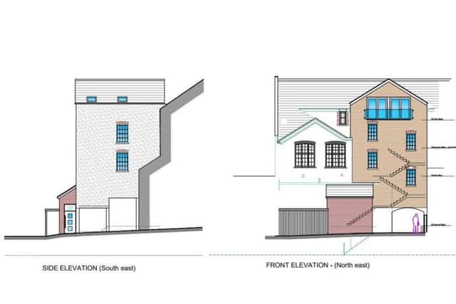 Design plans for the new flats in Abington Street.