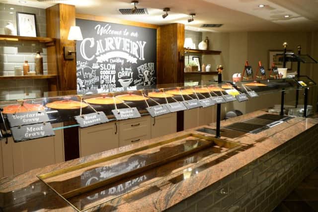The revamped carvery at Greene King pub, the Quays.