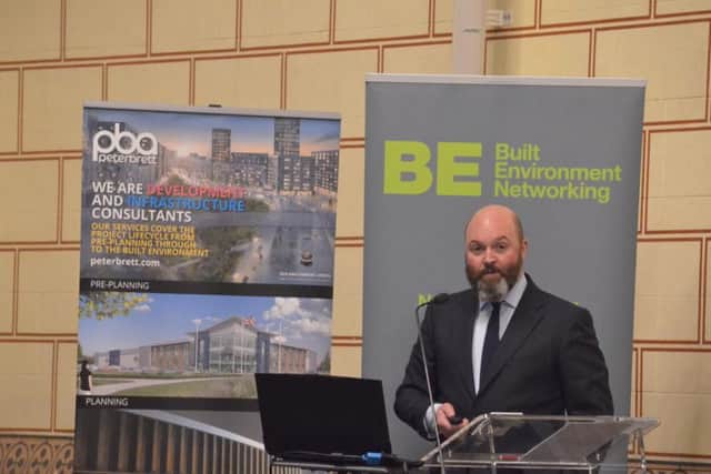 James Digby was speaking at a Built Environment Networking event