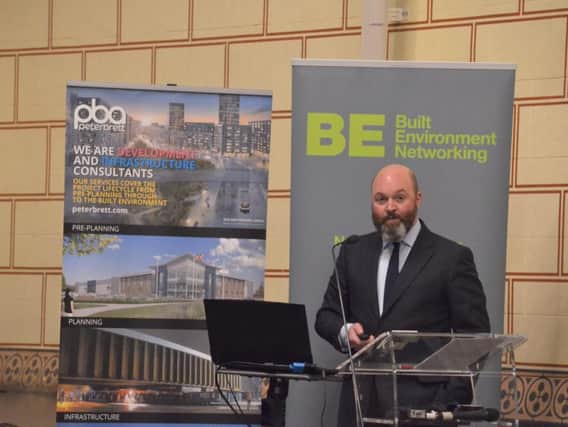 James Digby was speaking at a Built Environment Networking event