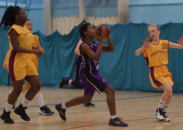 Action from Northants Lightning Under-14s' clash with Northants Titans (Pictures: Dave Ikin)