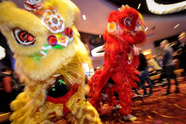 A Chinese New Year Lion Dance