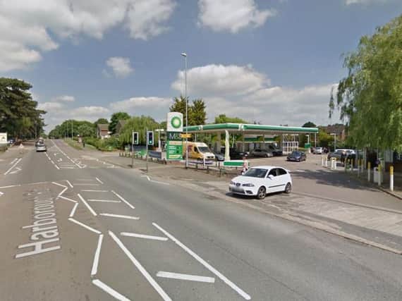 The incident happened near the BP Garage in Harborough Road. (Photo: Google)