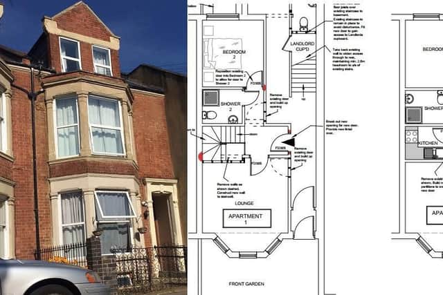 The former care home in Colwyn Road is earmarked to become an HMO with room for six people.