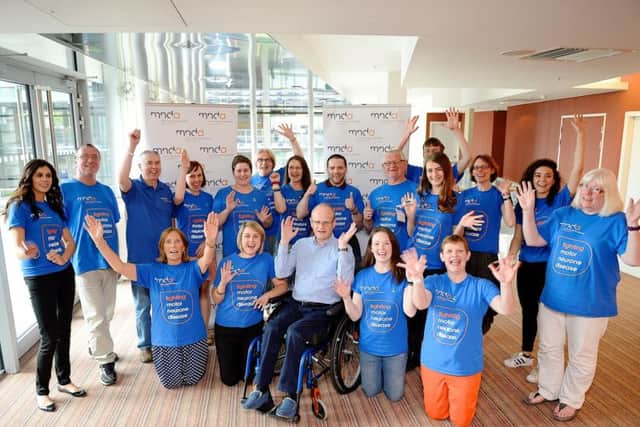 The staff at the Motor Neurone Disease Association will use the 40,000 grant to set up a financial support service for recently-diagnosed people.