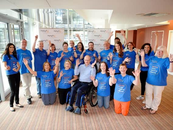 The staff at the Motor Neurone Disease Association will use the 40,000 grant to set up a financial support service for recently-diagnosed people.