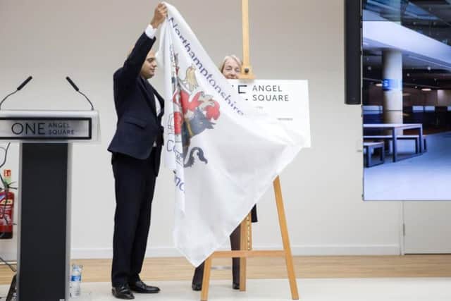 Sajid Javid's extra cash for Northamptonshire has been given a cool response.