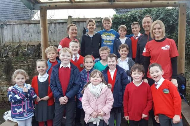 The children of Pitsford Primary School together ran over 1,300 miles.
