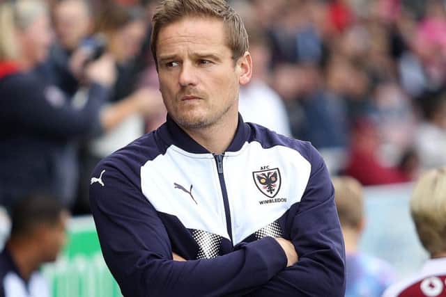 AFC Wimbledon boss Neal Ardley